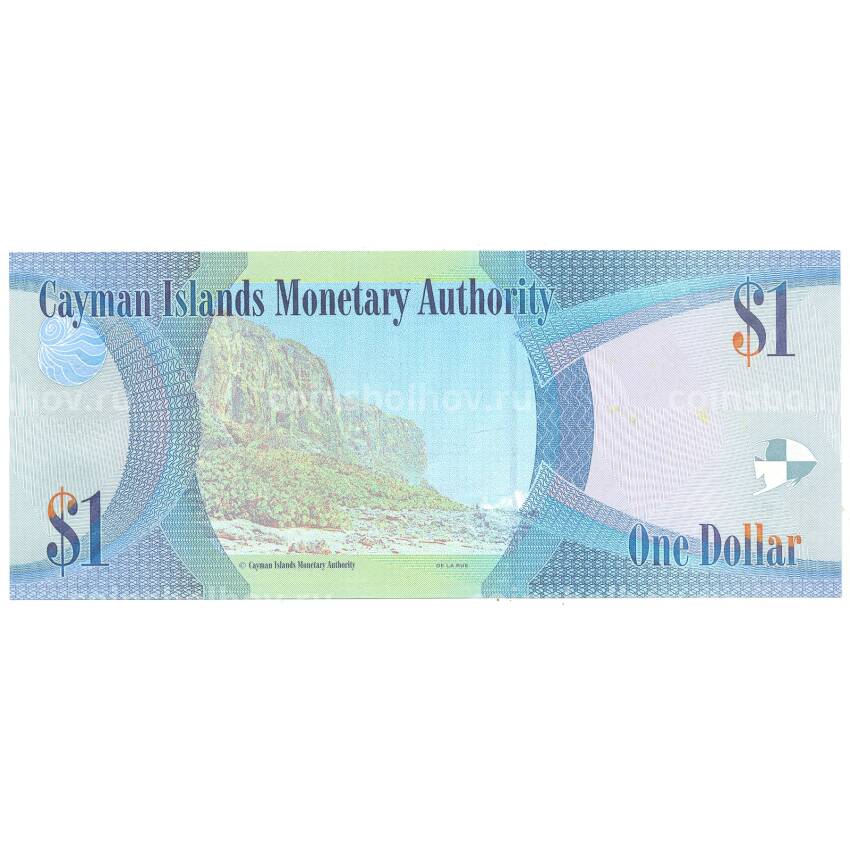 Банкнота 1 доллар 2010 года Каймановы Острова (вид 2)
