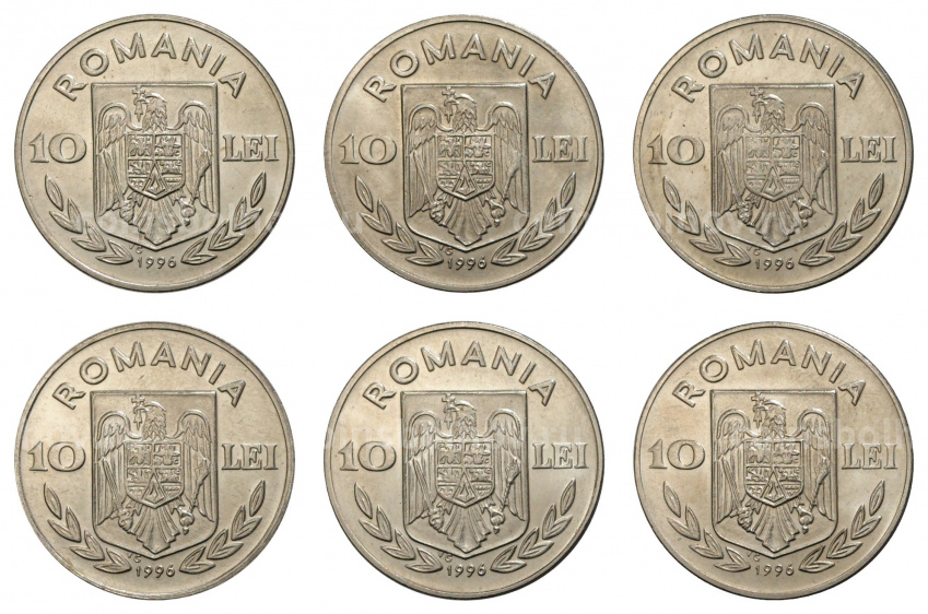 Набор монет 10 лей 1996 года Румыния — XXVI летние Олимпийские Игры в Атланте (вид 2)
