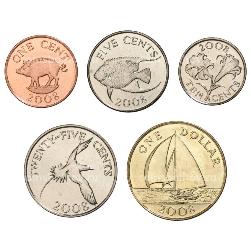 Набор монет 2008 года Бермудские острова