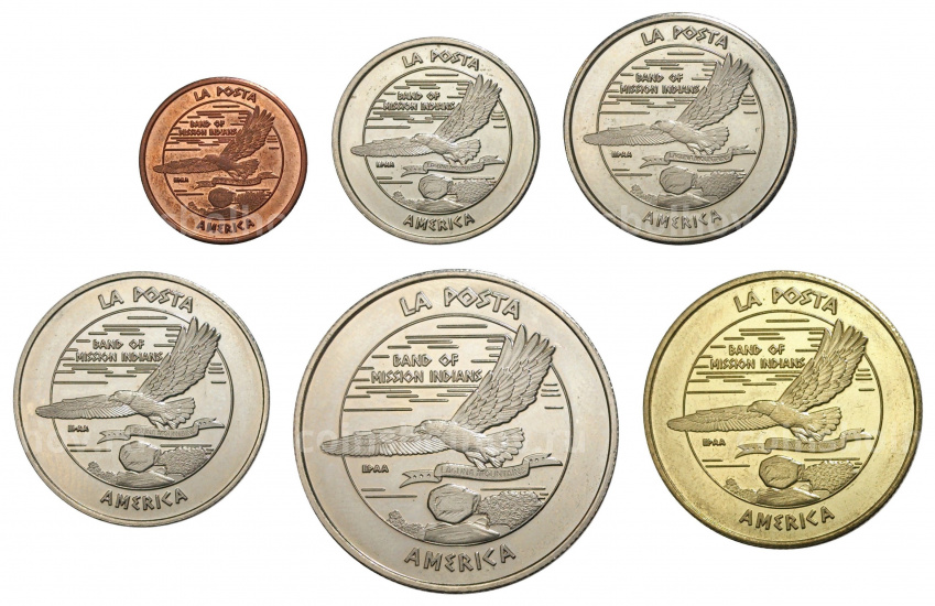Набор монет 2013 года Индейская резервация США Ла-Поста (вид 2)