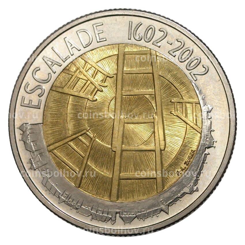 Монета 5 франков 2002 года Швейцария «Праздник Эскалад 1602-2002»