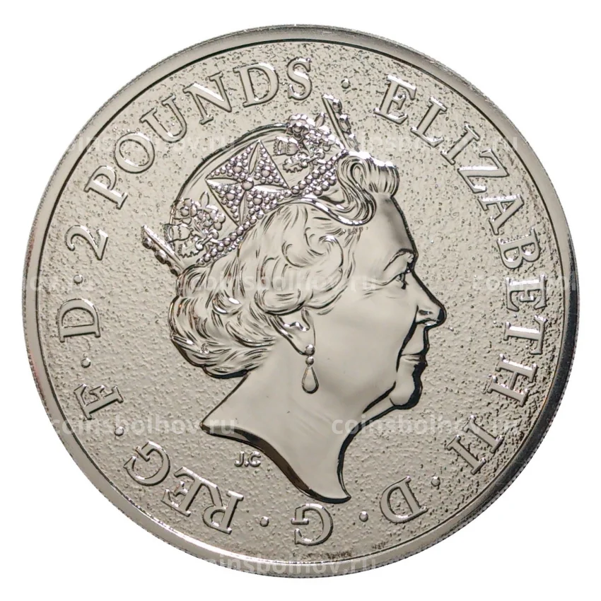 Монета 2 фунта 2017 года Великобритания «Биг-Бен» (вид 2)