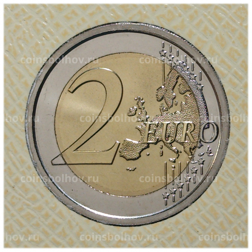 Монета 2 евро 2017 года Ватикан «100 лет Фатимским явлениям Девы Марии» (в буклете) (вид 2)
