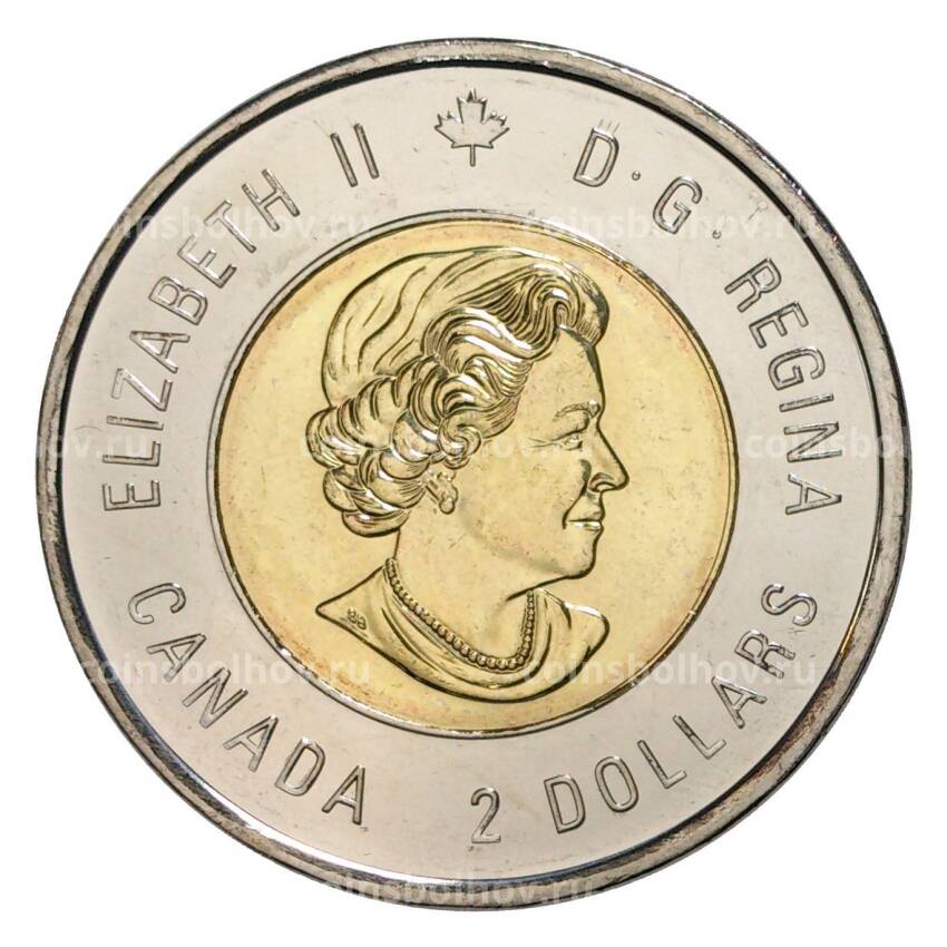 Монета 2 доллара 2017 года Канада «100 лет Битве при Вими» (вид 2)
