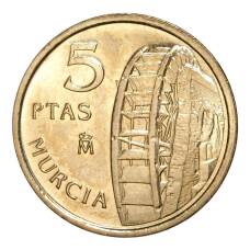 Монета 5 песет 1999 года Испания «Мурсия» (аверс)