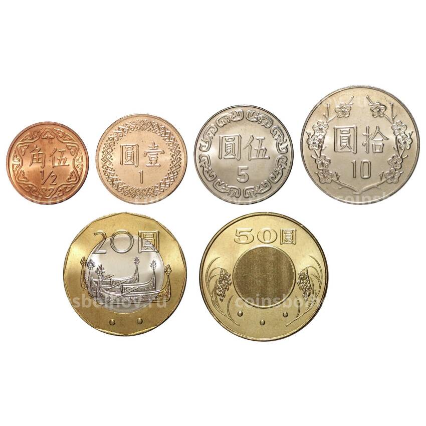 Набор монет — Тайвань