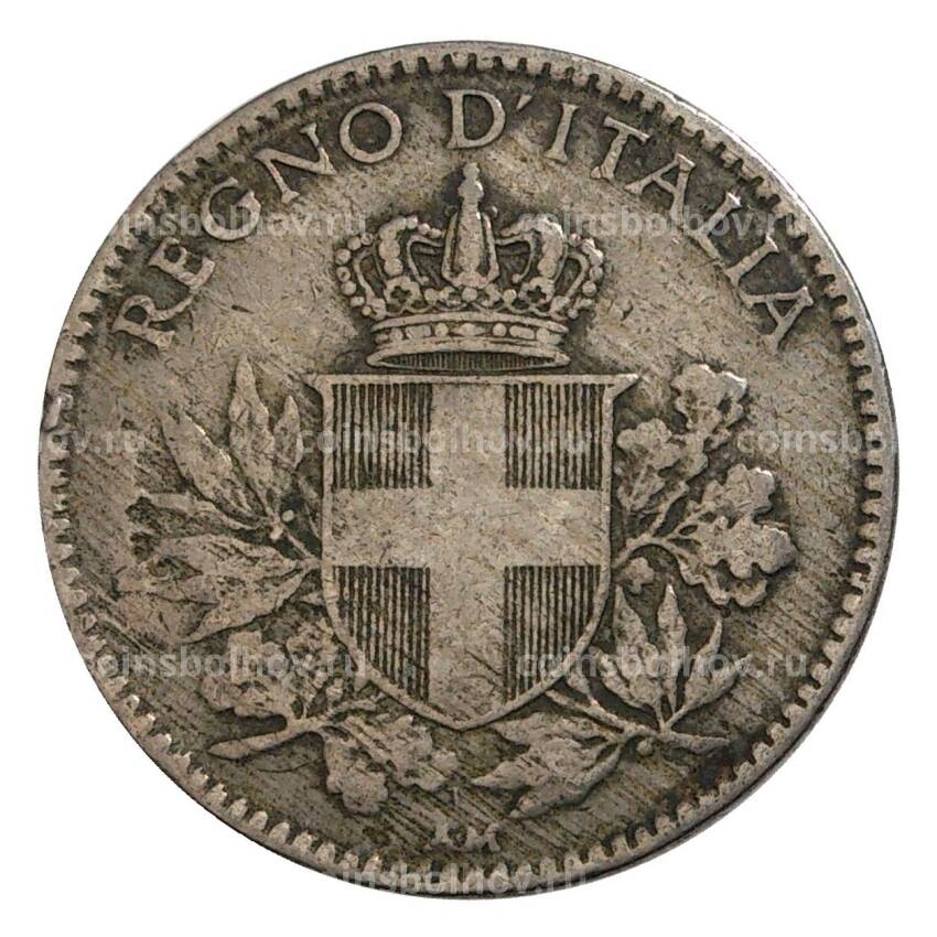 Монета 20 чентезимо 1919 года Италия (вид 2)
