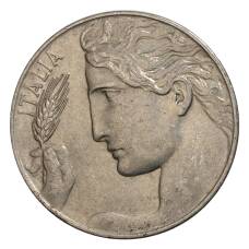 Монета 20 чентезимо 1921 года Италия (реверс)