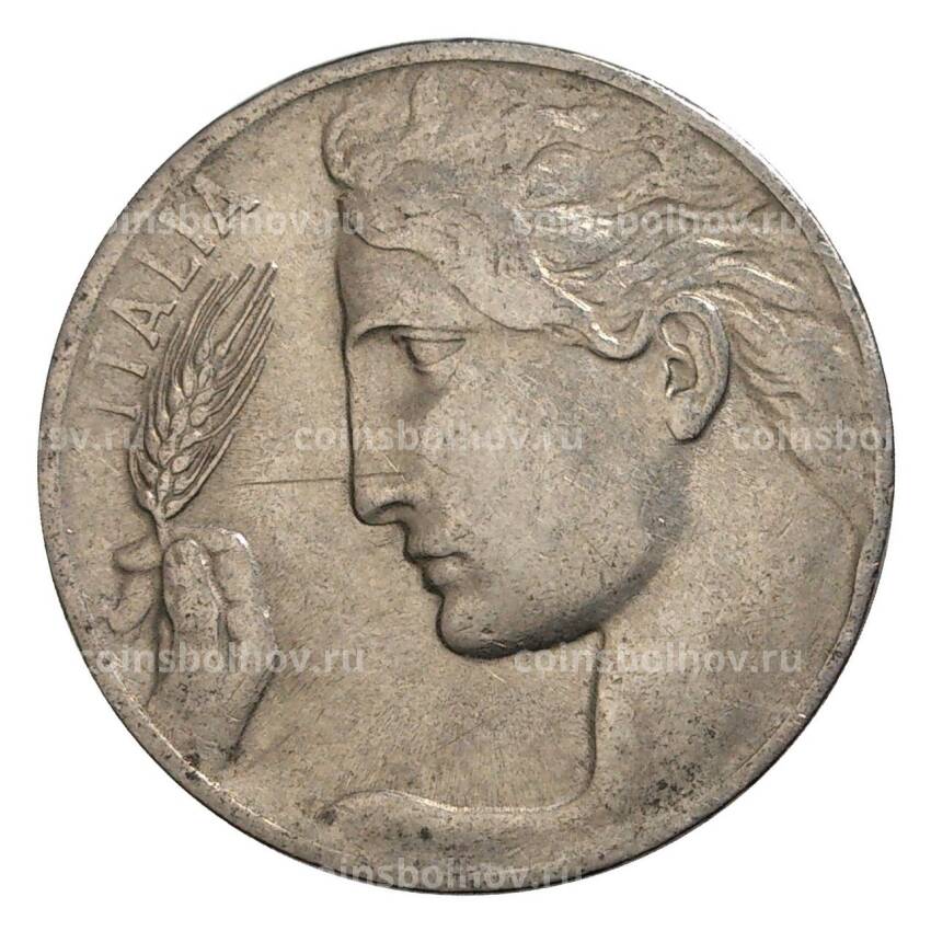 Монета 20 чентезимо 1922 года Италия (вид 2)