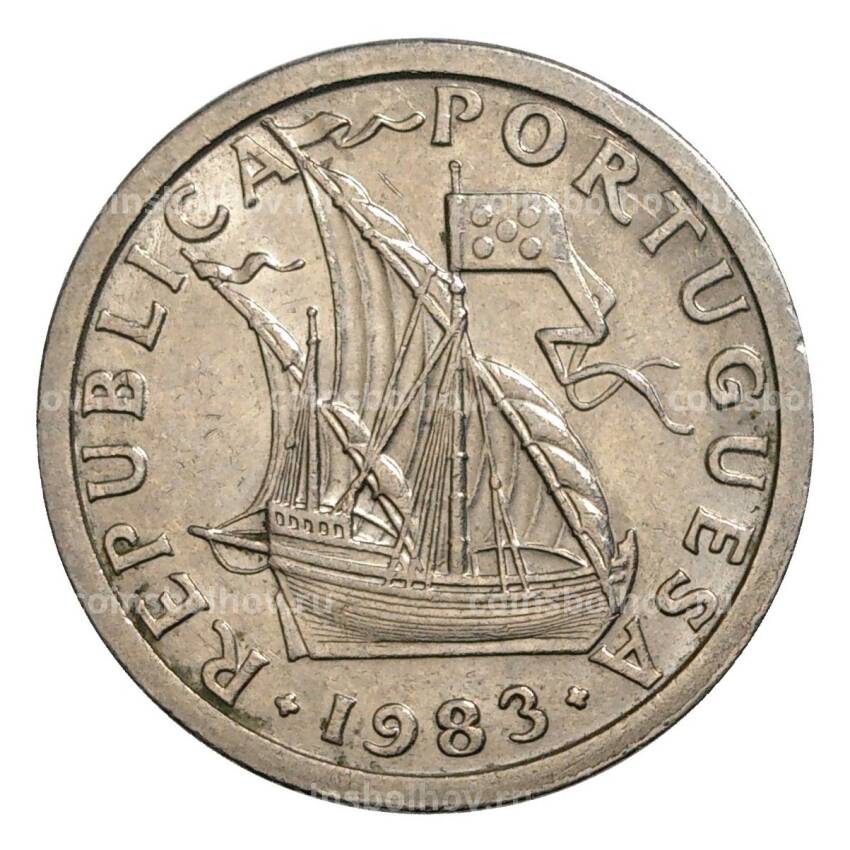 Монета 2.5 эскудо 1983 года Португалия