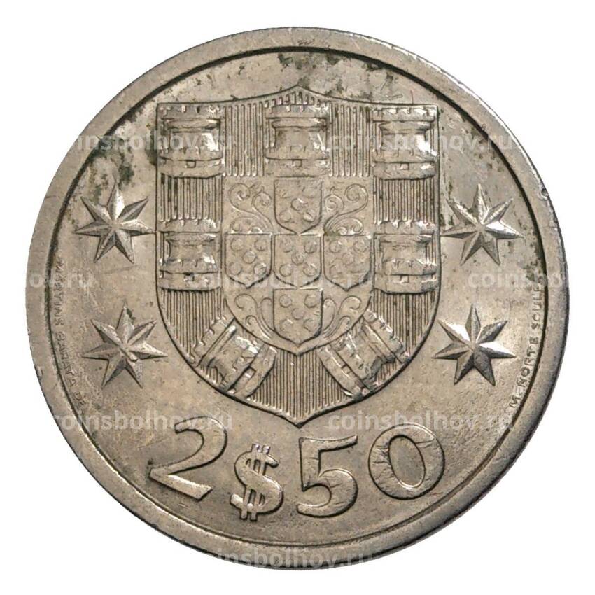 Монета 2.5 эскудо 1983 года Португалия (вид 2)