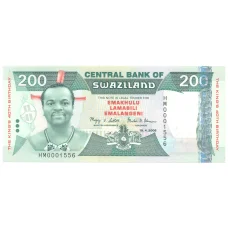 Банкнота 200 эмалангени 2008 года Свазиленд (аверс)