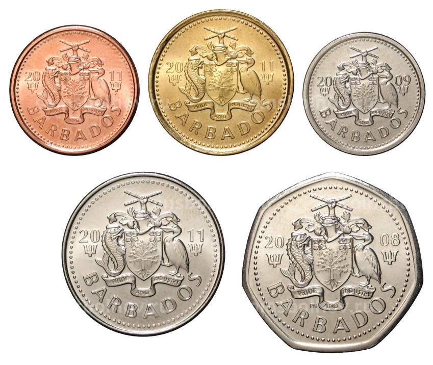 Набор монет — Барбадос (вид 2)