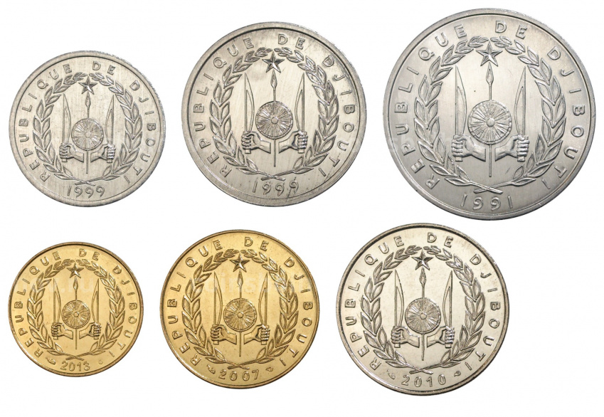 Набор монет — Джибути (вид 2)