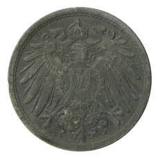 Монета 10 пфеннигов 1921 года Германия (реверс)