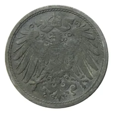 Монета 10 пфеннигов 1921 года Германия (реверс)