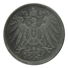 Монета 10 пфеннигов 1921 года Германия (реверс)