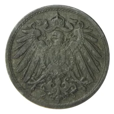 Монета 10 пфеннигов 1920 года Германия (реверс)