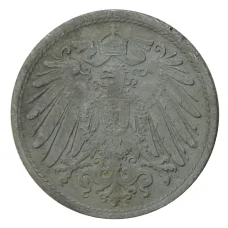 Монета 10 пфеннигов 1920 года Германия (реверс)