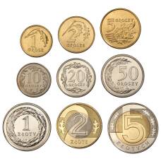 Набор монет — Польша (аверс)