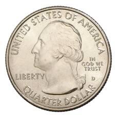 Монета 25 центов 2018 года D Национальные парки — №41 Национальное побережье живописных камней (реверс)