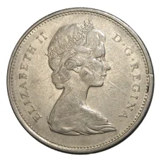 Монета 25 центов 1978 года Канада (реверс)