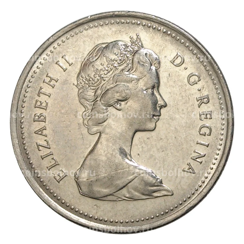 Монета 25 центов 1979 года Канада (вид 2)