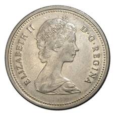 Монета 25 центов 1981 года Канада (реверс)