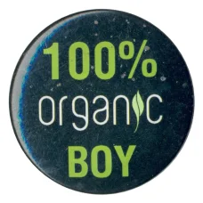 Значок «100% Organic Boy»