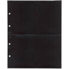 Лист для банкнот двухсторонний формата Optima на 8 ячеек (аверс)