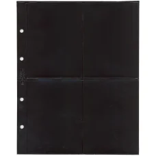 Лист для банкнот двухсторонний формата Optima на 8 ячеек (аверс)