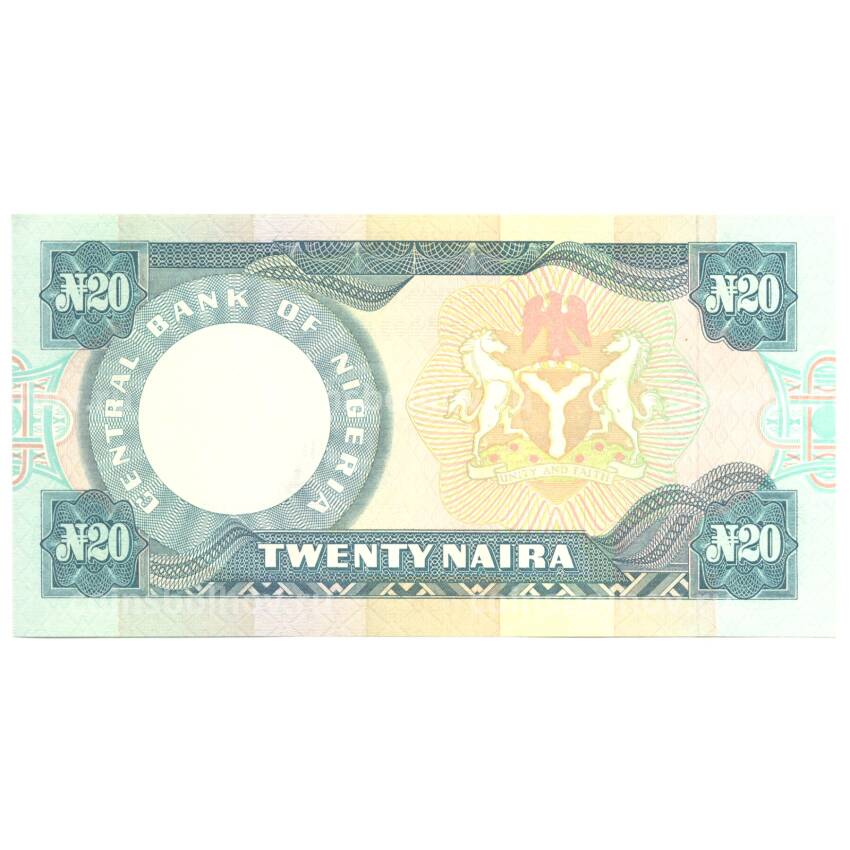 Банкнота 20 найра 2004 года Нигерия (вид 2)