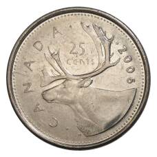 Монета 25 центов 2006 года Канада (Р) (аверс)