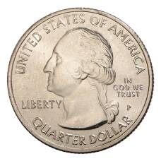 Монета 25 центов 2018 года Р США Национальные парки — №42 Национальное побережье Апостл-Айлендс (реверс)