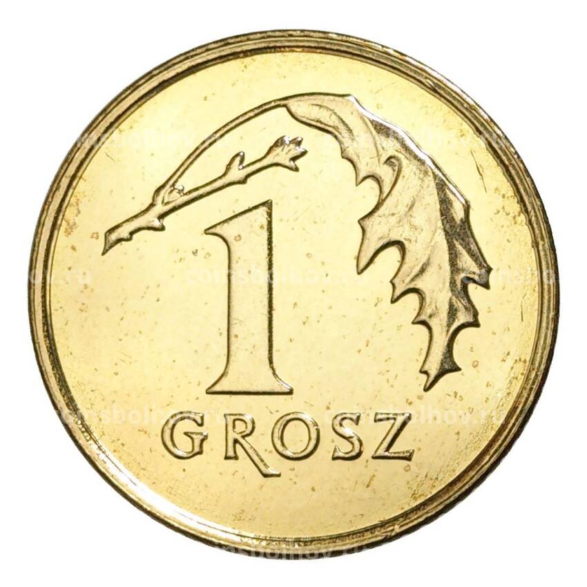 Монета 1 грош 2017 года Польша (вид 2)