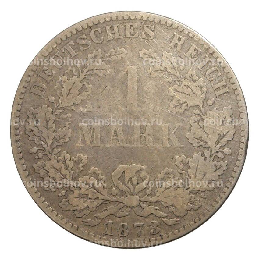 Монета 1 марка 1873 года D Германия