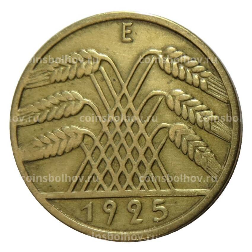 Монета 10 рейхспфеннигов 1925 года E Германия