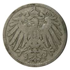 Монета 10 пфеннигов 1900 года A Германия (реверс)