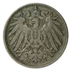 Монета 10 пфеннигов 1912 года F Германия (реверс)