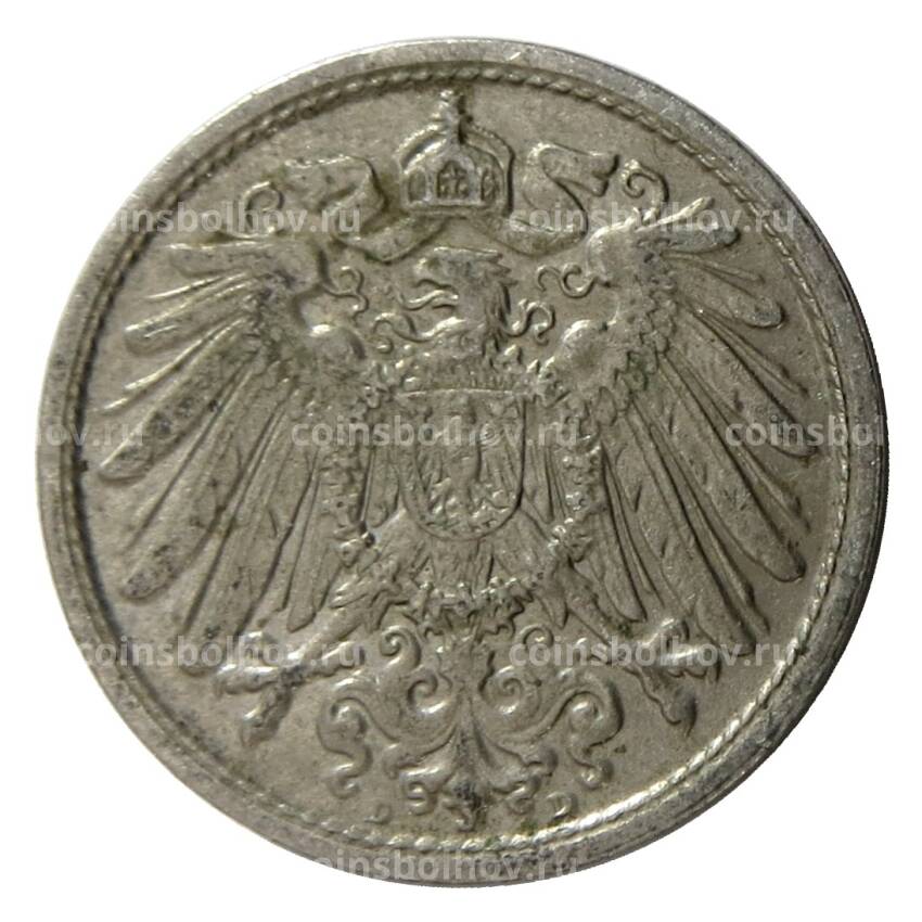 Монета 10 пфеннигов 1912 года D  Германия (вид 2)