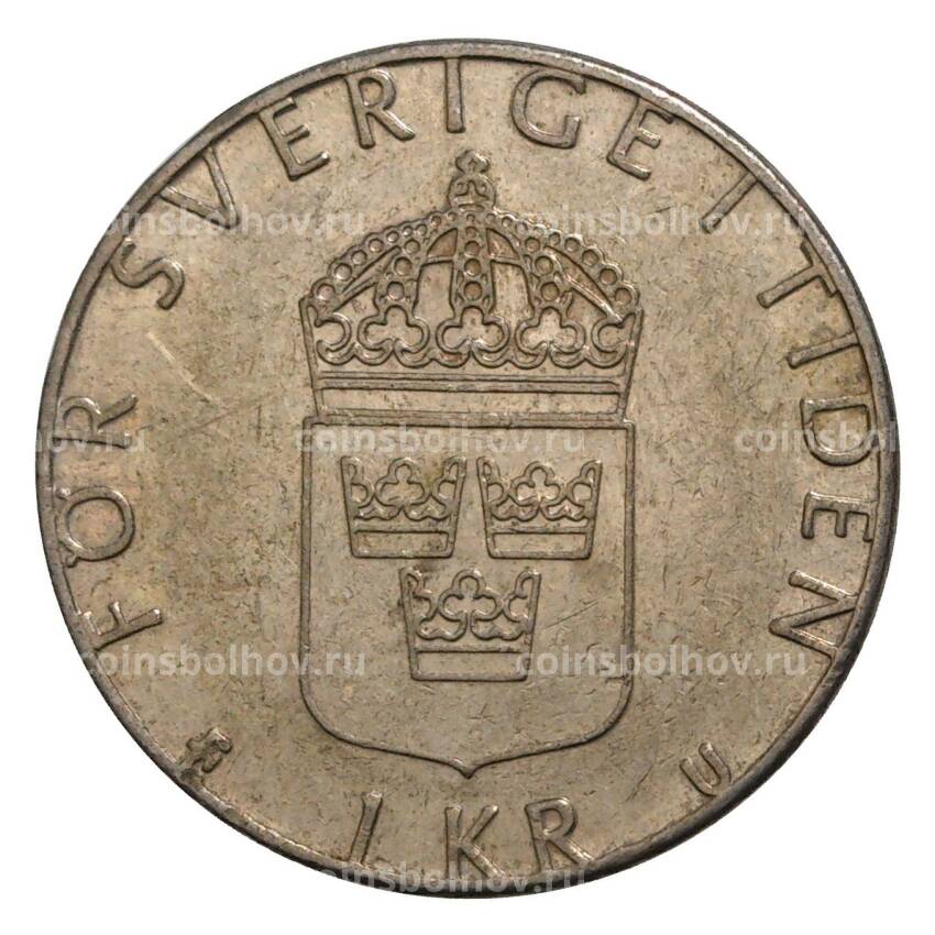 Монета 1 крона 1980 года Швеция (вид 2)