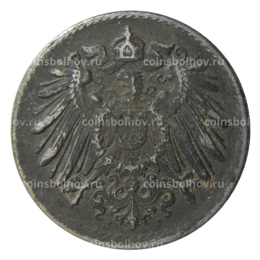 Монета 5 пфеннигов 1918 года J Германия (вид 2)