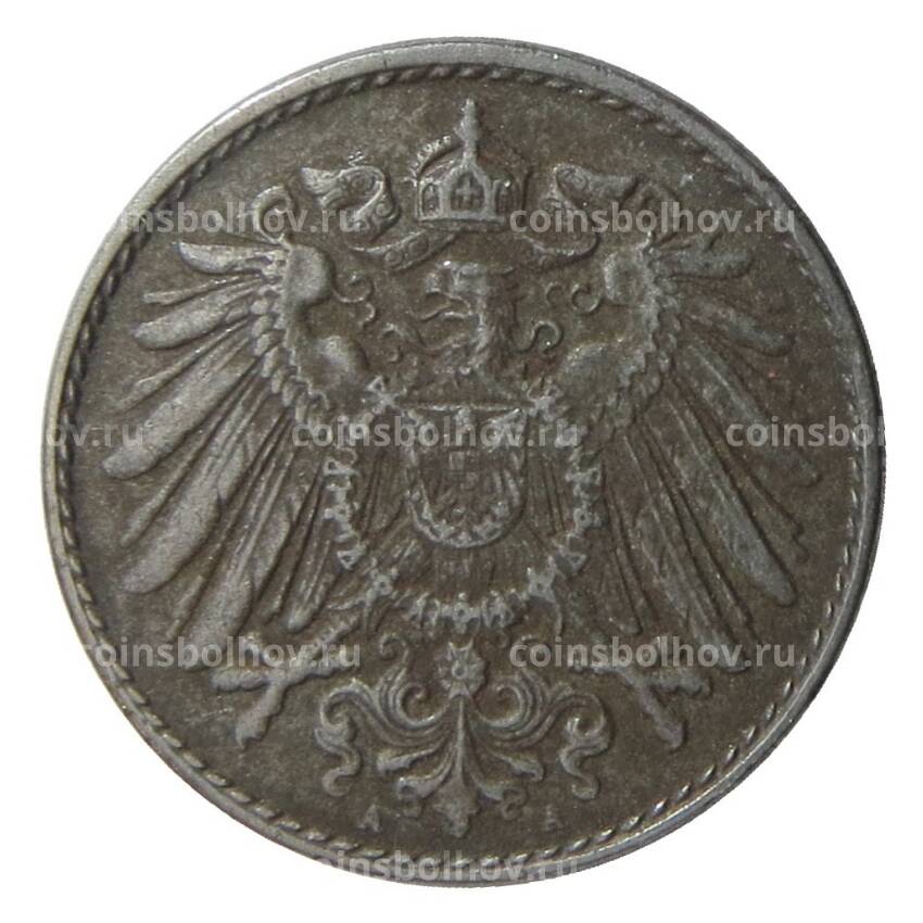 Монета 5 пфеннигов 1919 года A Германия (вид 2)