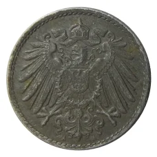 Монета 5 пфеннигов 1920 года A Германия (реверс)