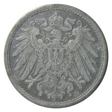 Монета 10 пфеннигов 1917 года Германия (реверс)
