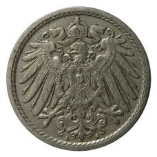 Монета 5 пфеннигов 1912 года A Германия (реверс)