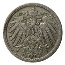 Монета 5 пфеннигов 1913 года A Германия (реверс)