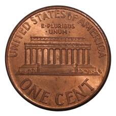 Монета 1 цент 2000 года США (реверс)