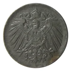 Монета 5 пфеннигов 1921 года A  Германия (реверс)