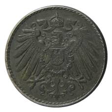 Монета 5 пфеннигов 1919 года A Германия (реверс)